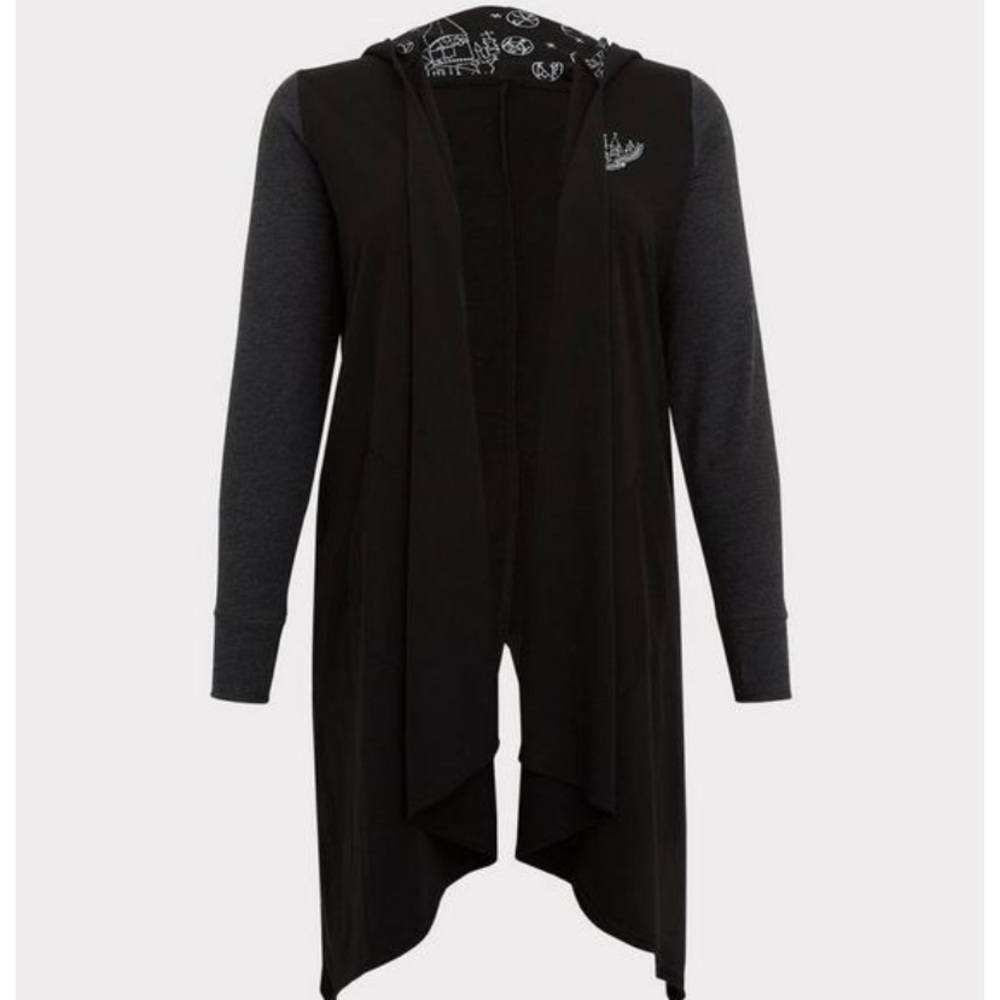 Torrid, Size 3 - Harry Potter Hogwarts Icons Print Hooded Cardigan